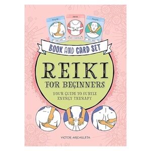 NEW! Reiki for Beginners Book and Card Set: Your Guide to Subtle Energy Therapy